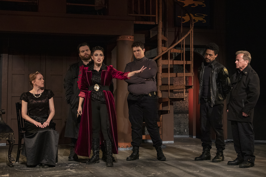 actors on stage performing Shakespeare