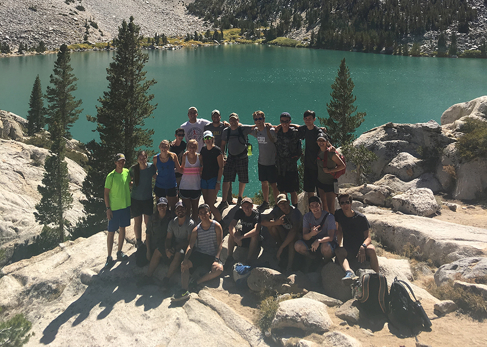 Community Life at California Baptist University hosted its latest Outdoor Adventures trip to Big Pine located in the Sierra Nevada on Sept. 21-23. Twenty students and four staff members camped, hiked and enjoyed the outdoors as they forged friendships along the way.