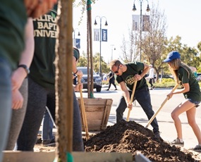 Hundreds of volunteers participate in Spring Arbor Day