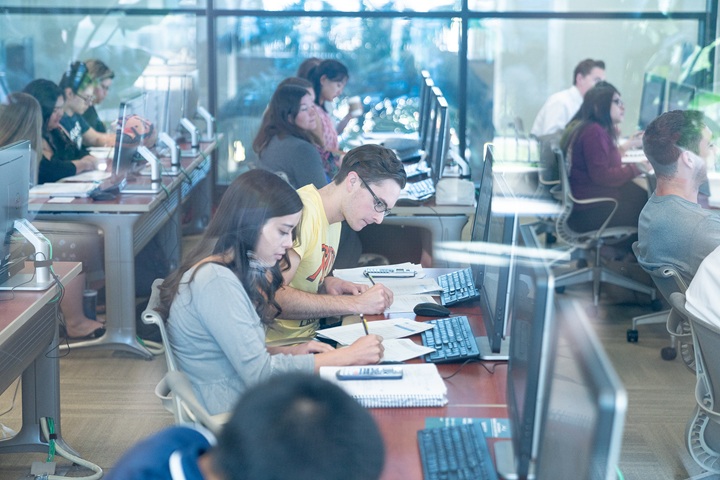 students in classroom