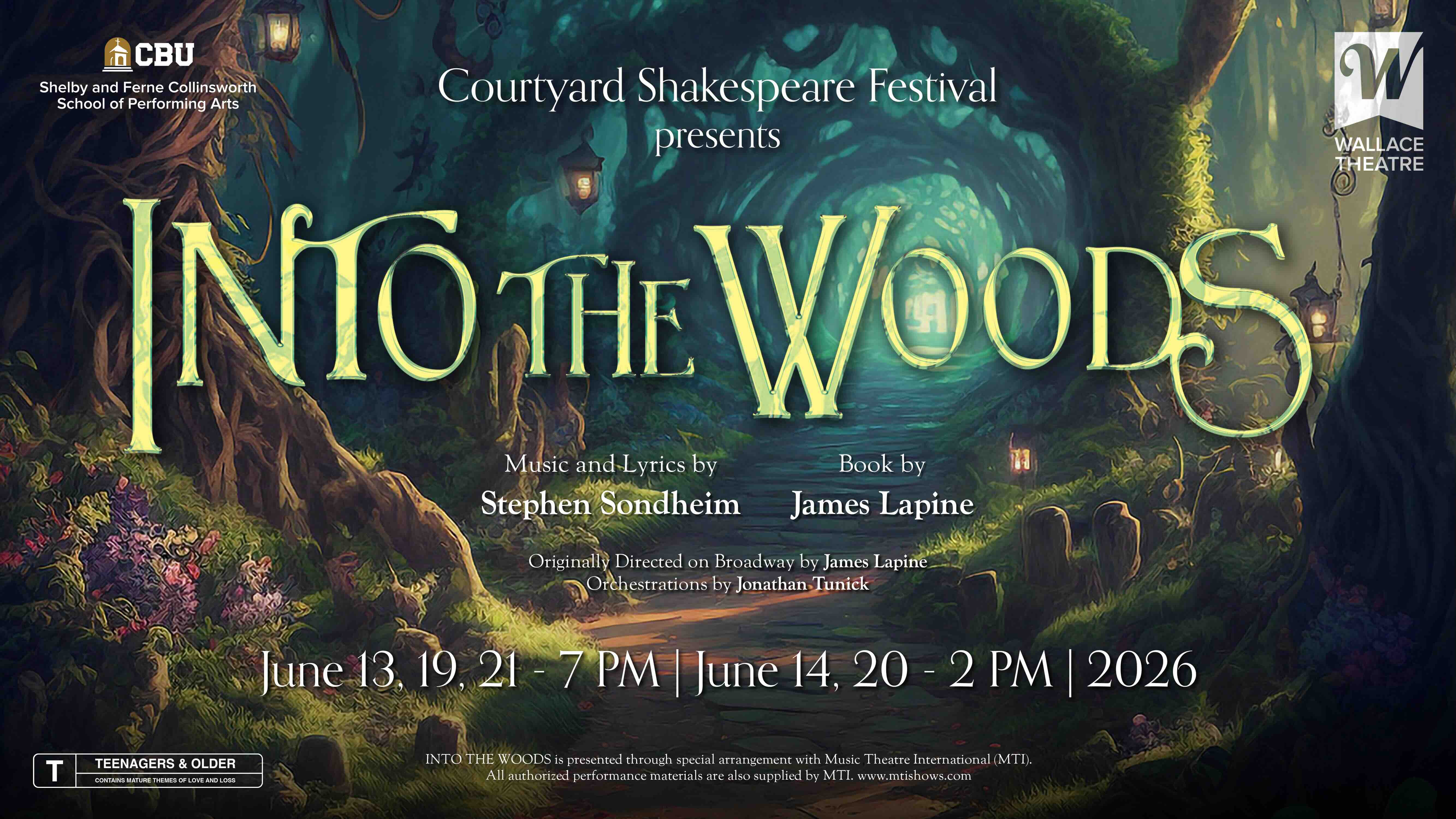 Into the Woods promo graphic